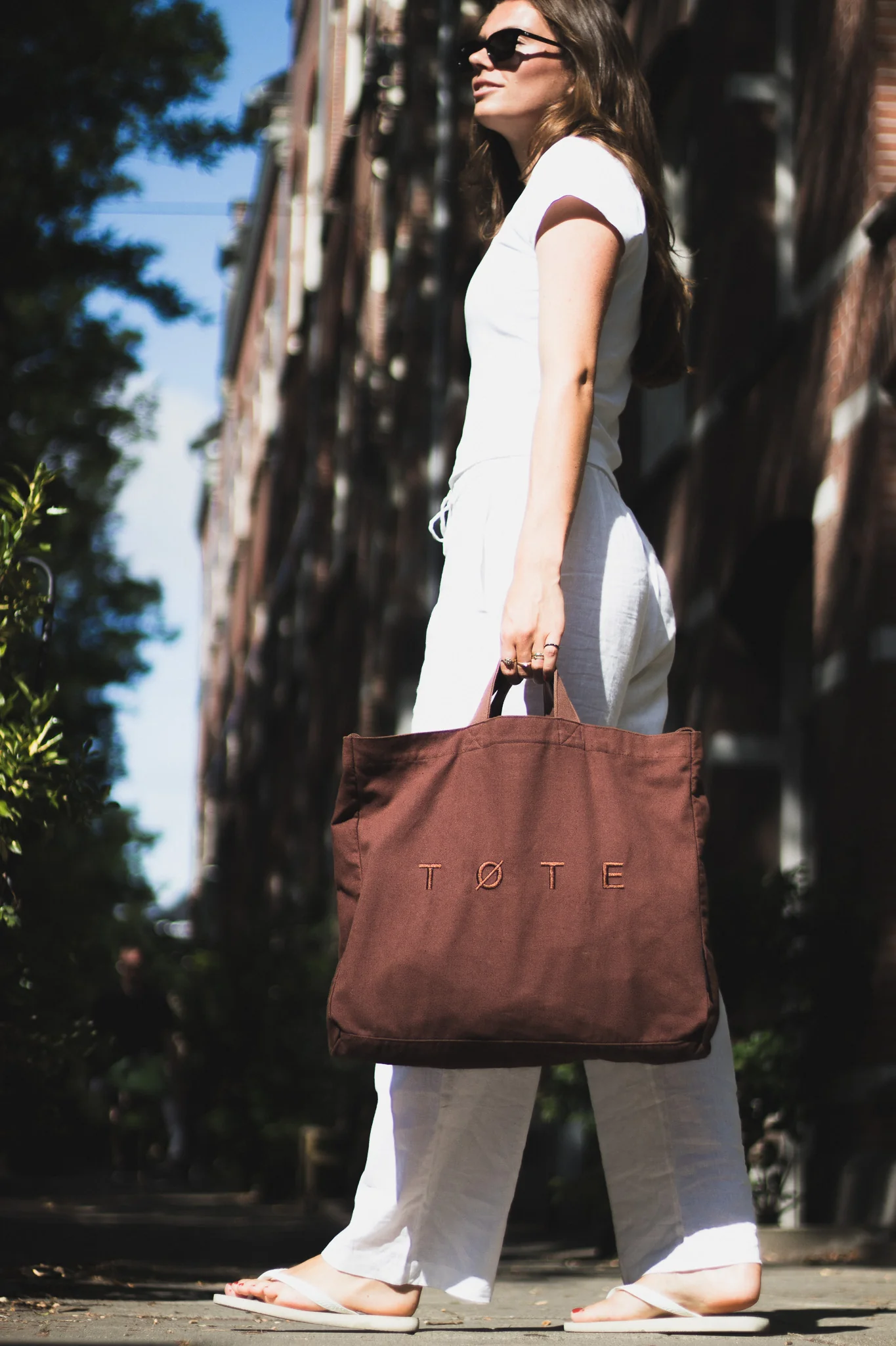 Brown TØTE Bag | Stitched - Image 16