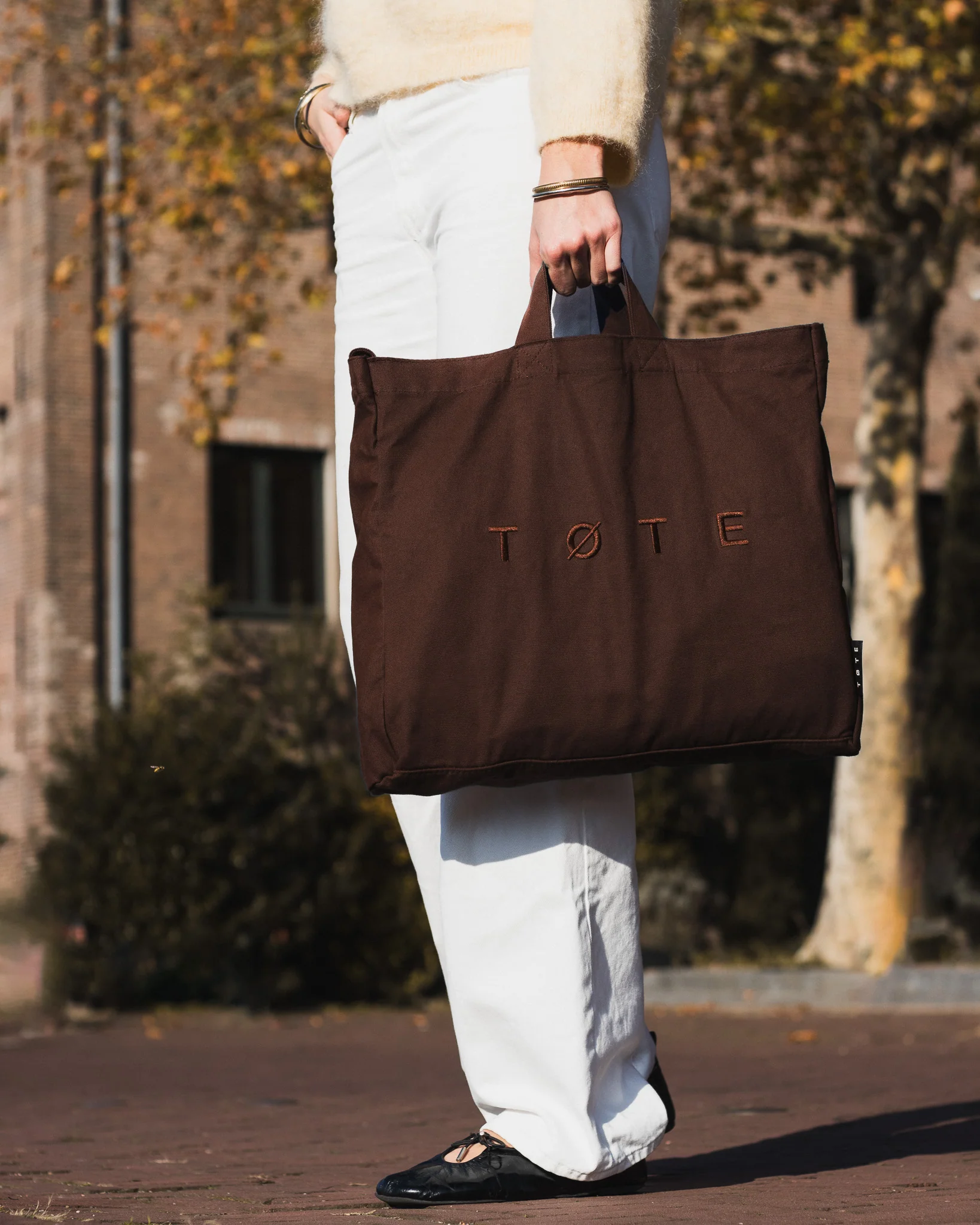 Brown TØTE Bag | Stitched - Image 8