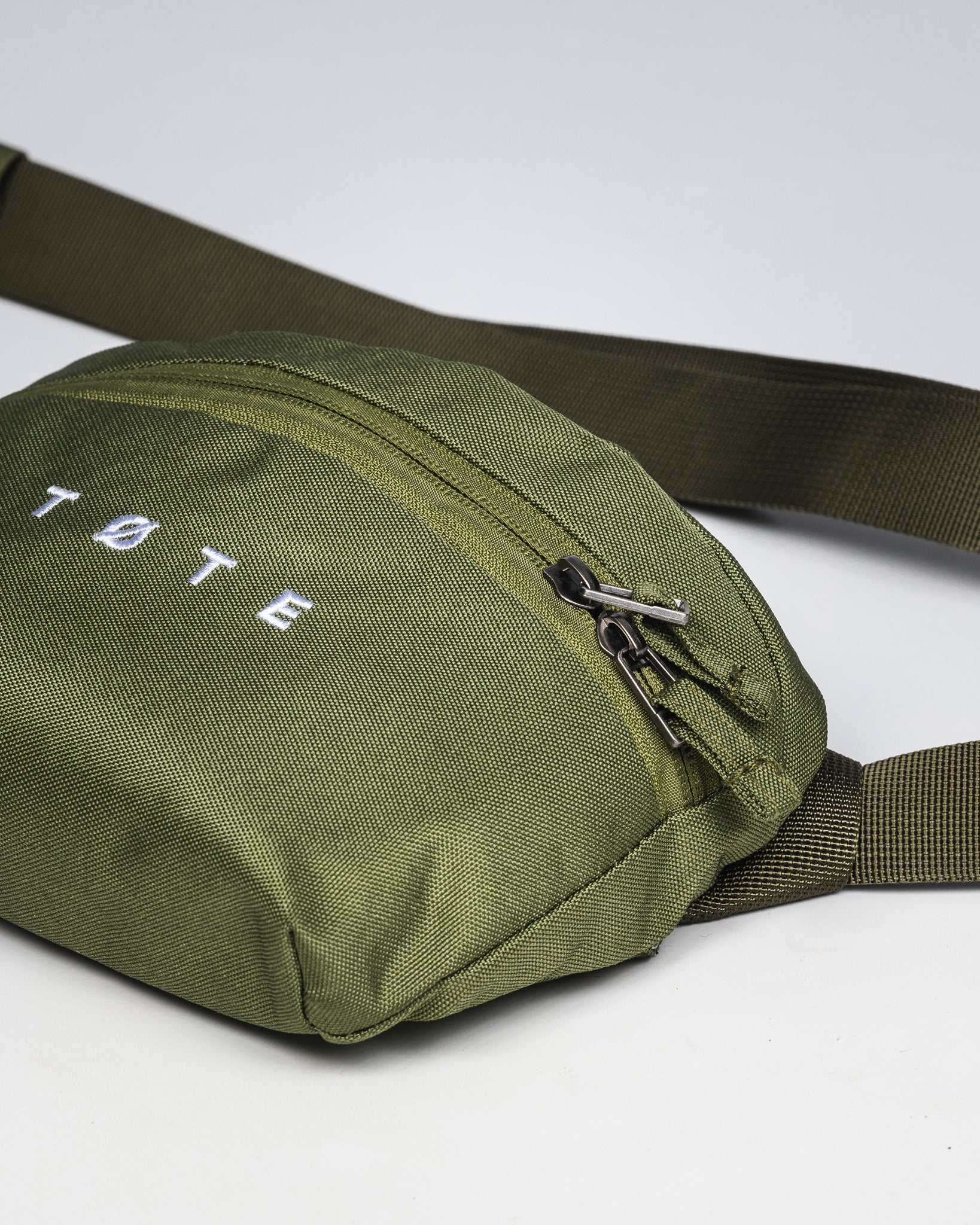 Khaki Green Waist Bag - Image 6