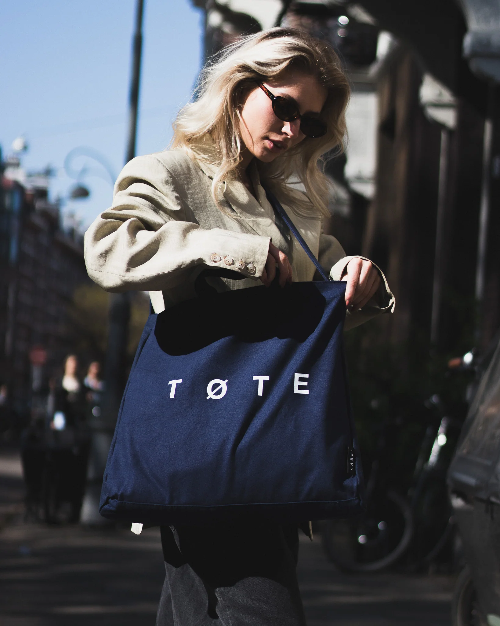 Navy Blue TØTE Bag - Image 11